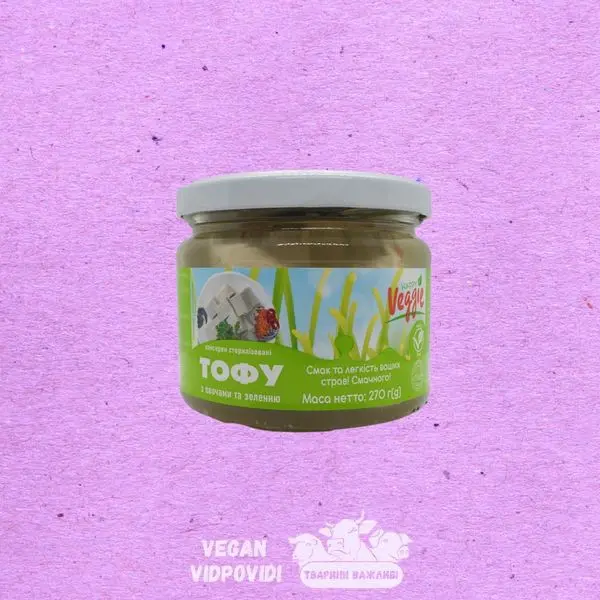 Тофу Veggie з овочами та зеленню