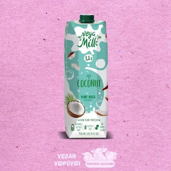 Напій кокосовий Coconut Vega Milk