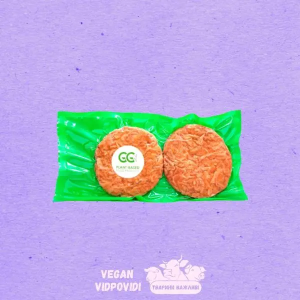 Рослинна лососева котлета GreenSalmon