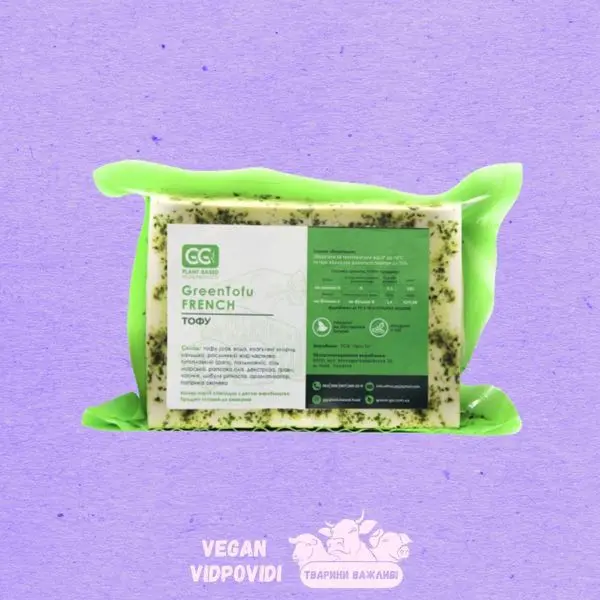 Cоєвий сир тофу GreenTofu French