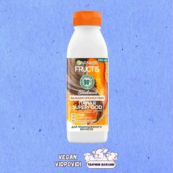 Бальзам дл волосся Garnier Fructis SUPERFOOD Папая Відновлення