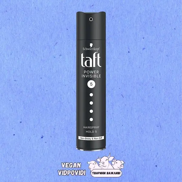Лак для волосся Taft Power Невидима фіксація Мегафіксація 5
