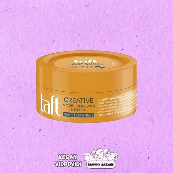 Віск для укладання волосся Taft Creative Modelling Wax фіксація 4