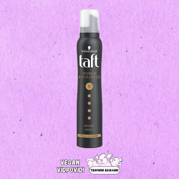 Піна-мус для волосся Taft Power Сила кератину, мегафіксація 5