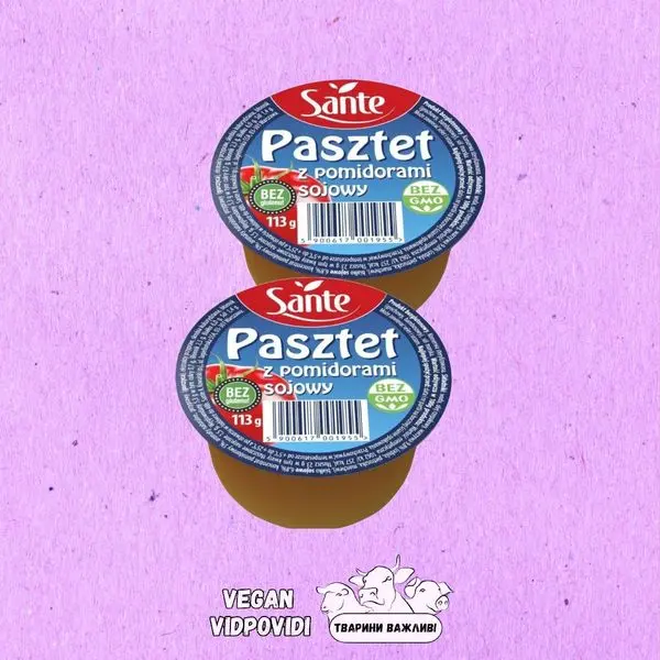 Паштет соєвий з томатом Sante Lovege