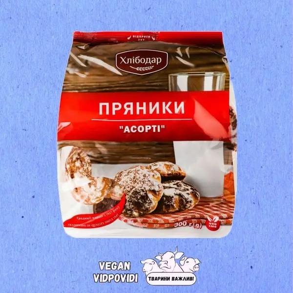 Пряники Асорті Хлібодар