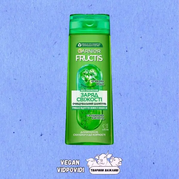 Шампунь Garnier ЗАРЯД СВІЖОСТІ