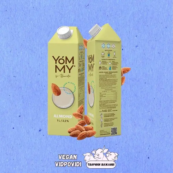Рослинний напій Yommy Мигдаль
