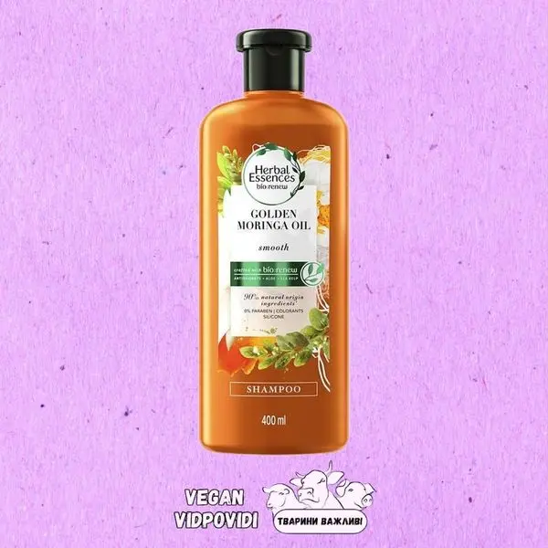 Шампунь для волосся Herbal Essences Захист від ламкості, Олія моринги