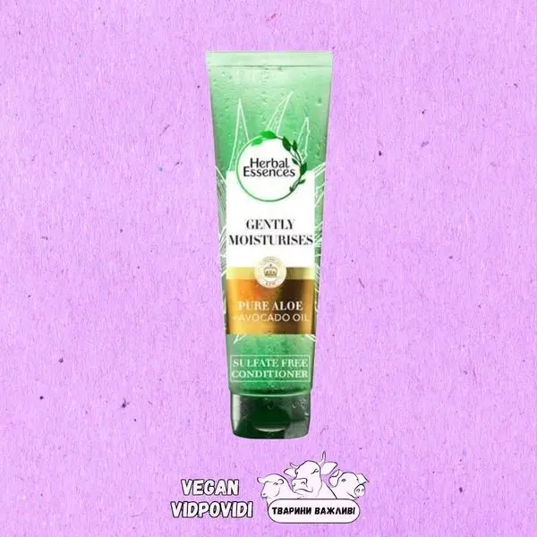 Безсульфатний бальзам для волосся Herbal Essences Алое та олія авокадо
