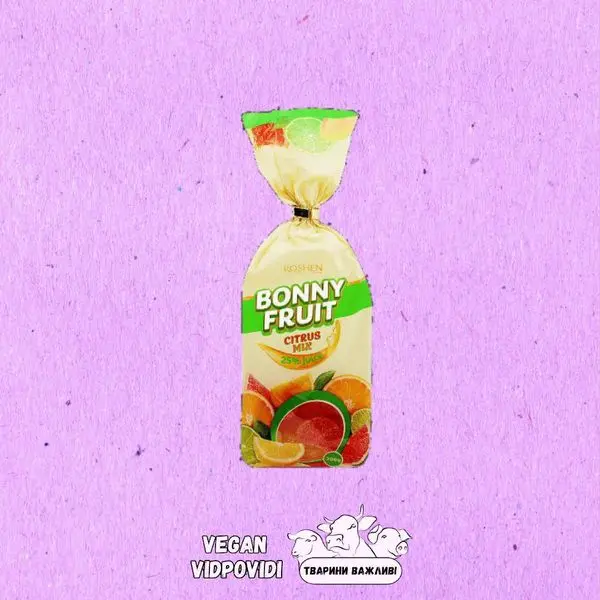 Цукерки желейні Citrus Mix Bonny Fruit Roshen