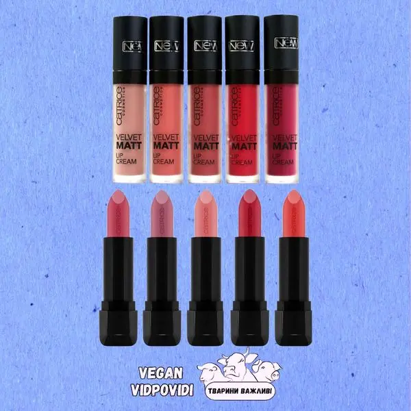 Помади та блиски для губ Catrice Cosmetics