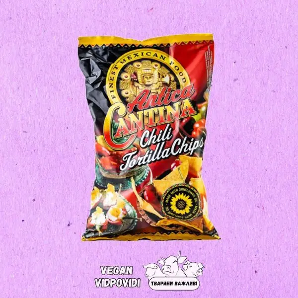 Начос Antica Cantina Chili Tortilla Chips