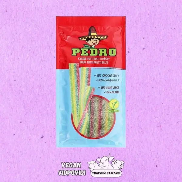 Жувальні цукерки/мармелад Pedro Фрутті