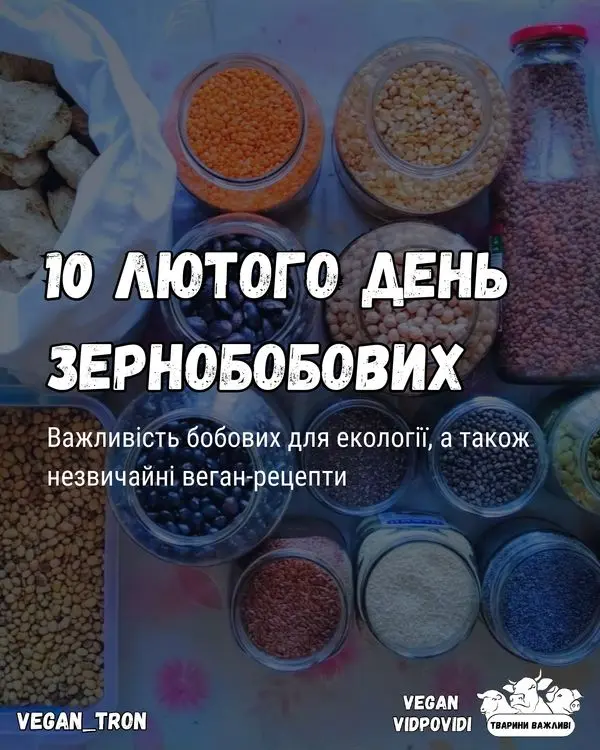 10 лютого Всесвітній день зернобобових