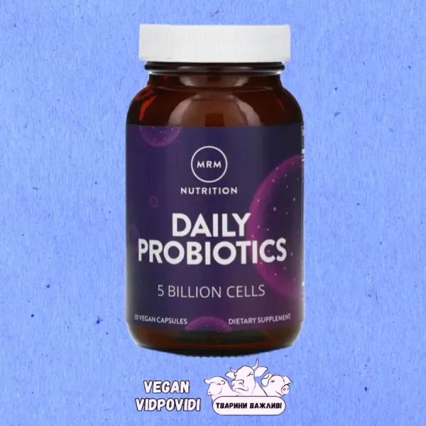 Пробіотик MRM, Nutrition, Daily Probiotics, 5 Billion Cells