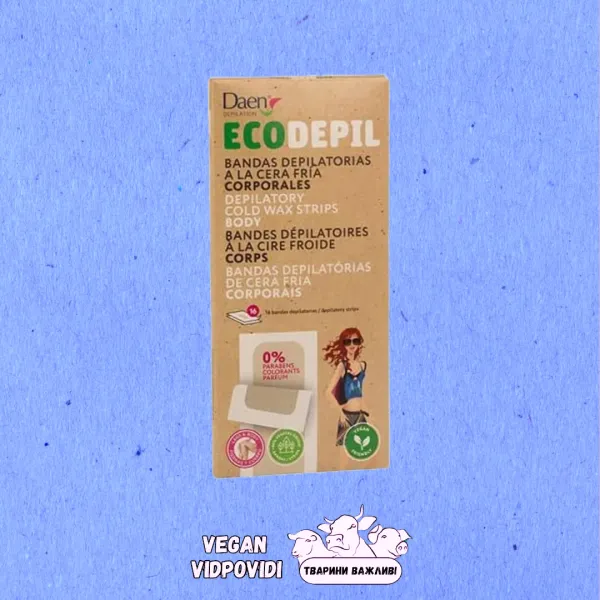 Смужки для депіляції тіла Daen EcoDepil