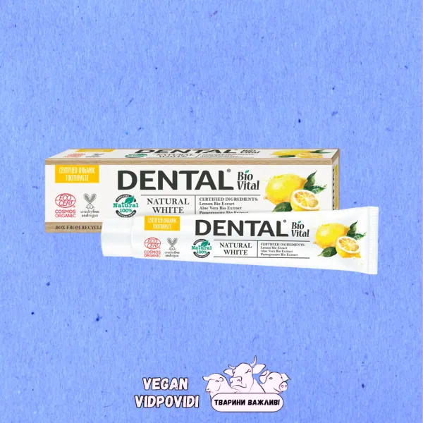 Зубна паста Dental Bio Vital Natural White