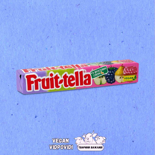 Цукерки Fruittella «Садові фрукти» жувальні