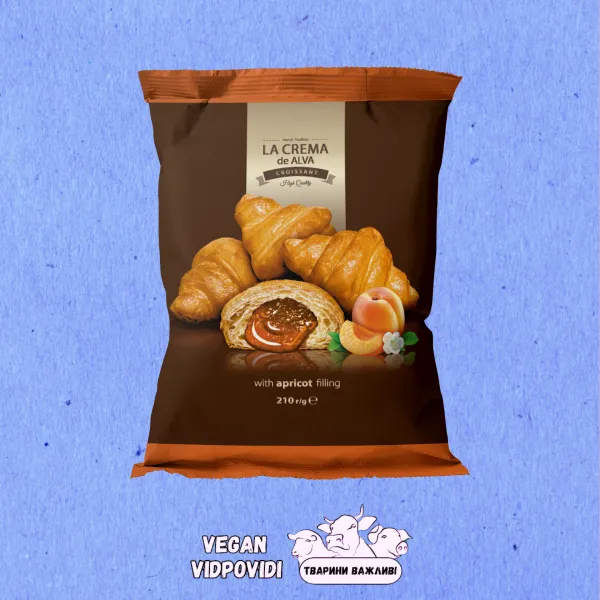 Круасани La crema de alva Ligos абрикос