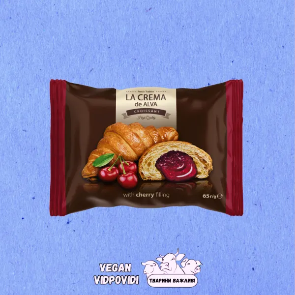 Круасани La crema de alva Ligos вишня