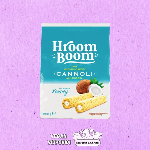 Hroom boom Солодкі палички з начинкою кокос