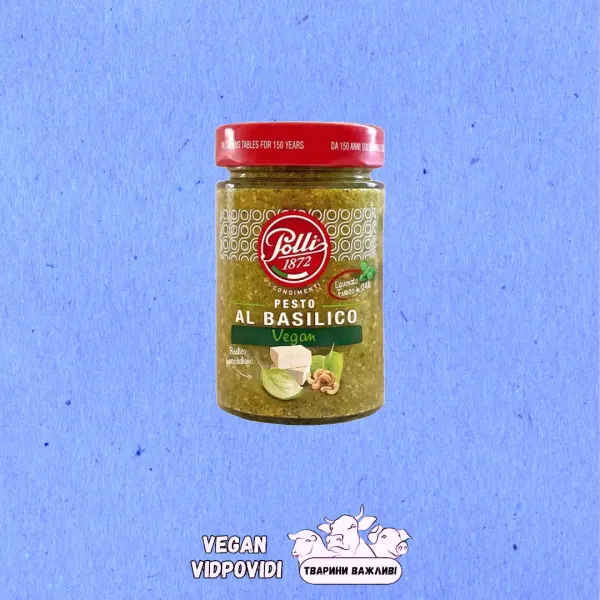 Соус песто Polli Vegan al basilico