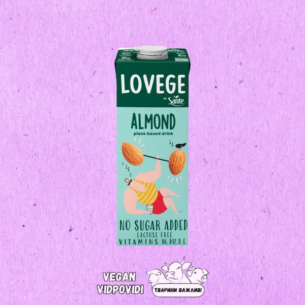 Напій Lovege Sante Мигдальний без цукру