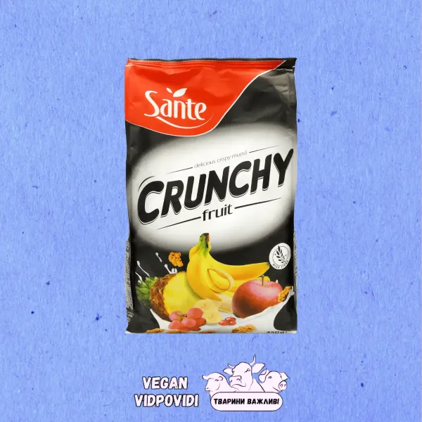 Кранчі Sante з фруктами