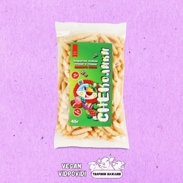 Амарантові палички СНЕКолики зі стевією Healthy Generation