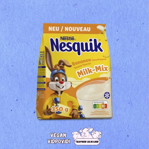 Суміш для напою Nesquik Milk-Mix зі смаком банану