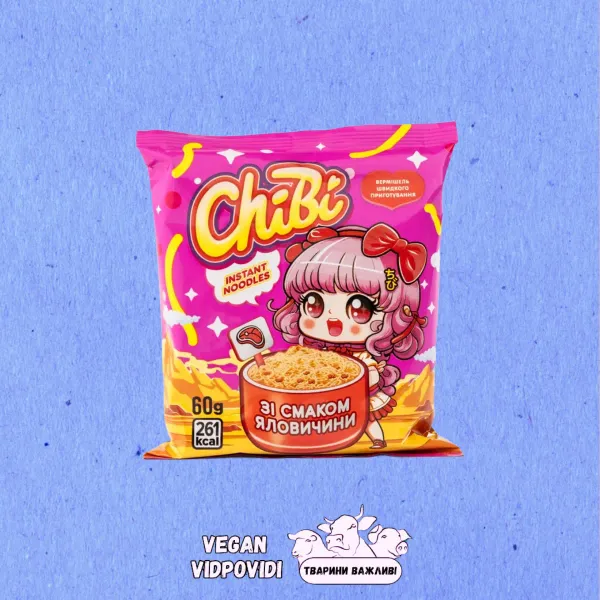 Локшина Chibi зі смаком яловичини