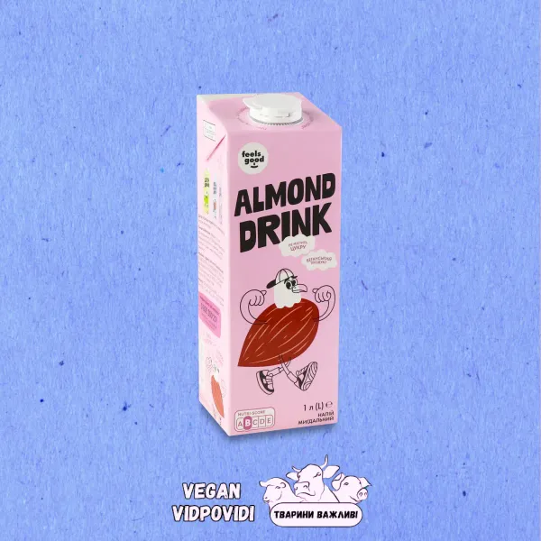 Рослинний напій Feels good Мигдальний