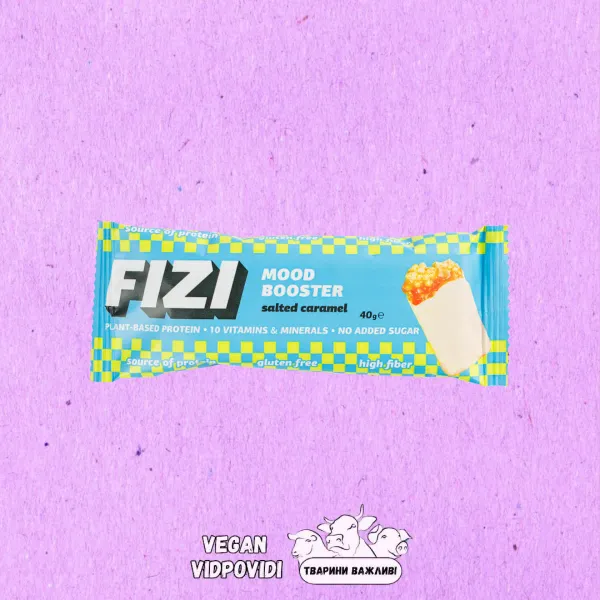 Батончик Fizi Mood booster Salted Caramel