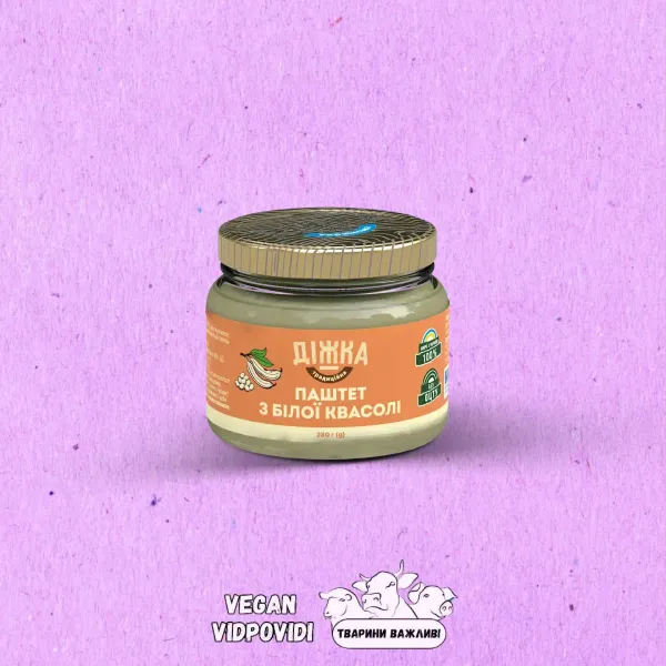 Паштет з білої квасолі Діжка