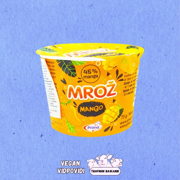 Морозиво Prima Сорбет Манго