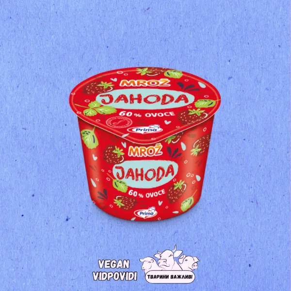 Морозиво Prima Сорбет Полуниця