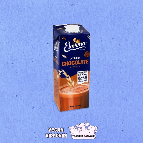 Напій вівсяний Elovena з шоколадом
