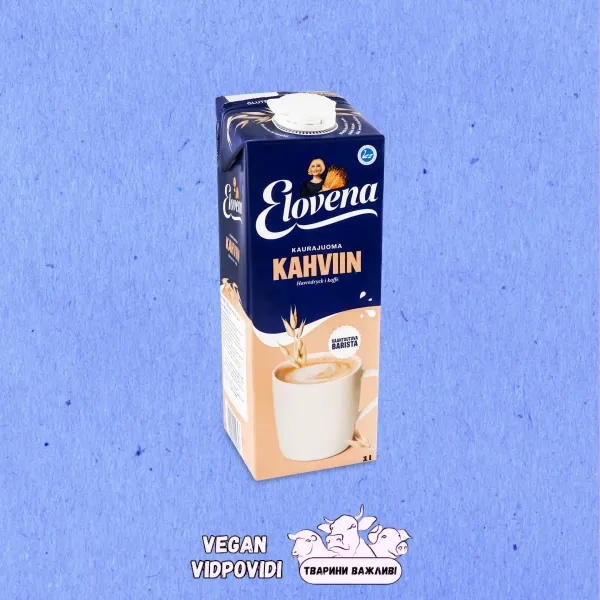 Напій вівсяний Elovena Barista до кави 3%