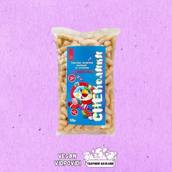 Палички СНЕКолики гречані зі стевією Healthy Generation