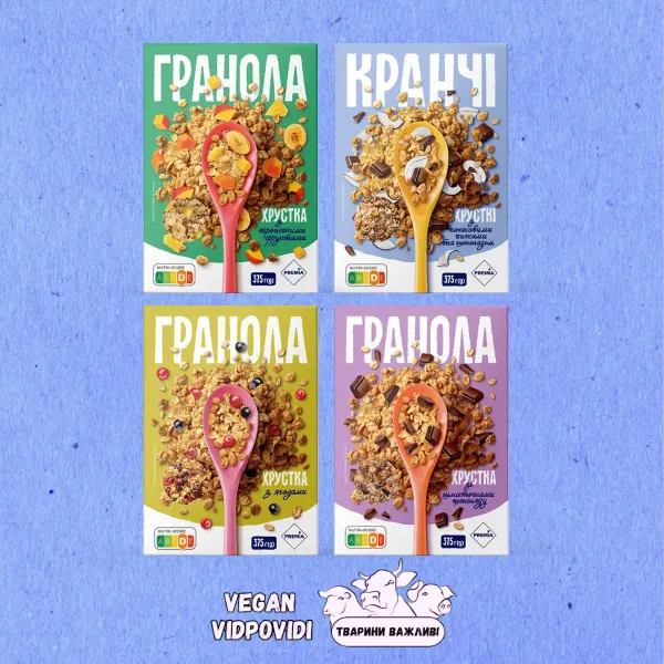 Гранола та кранчі Premia (Премія)