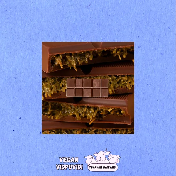 Молочний дубайський шоколад BOGI CACAO з фісташковою пастою та катаїфі