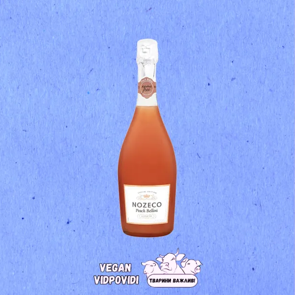 Напій винний Nozeco Bellini Peach білий солодкий безалкогольний