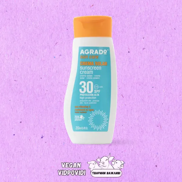 Сонцезахисні засоби Agrado SPF