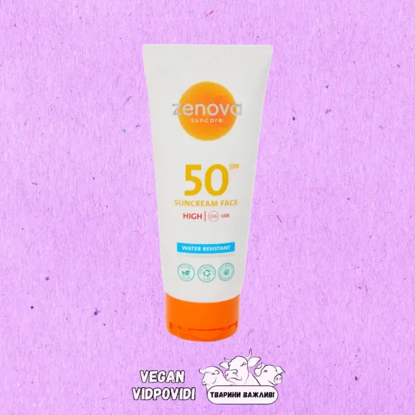 Сонцезахисні засоби Zenova suncare SPF