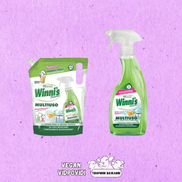 Засіб для миття скла та вікон Winni's