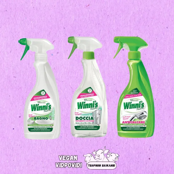 Спрей для миття ванної кімнати та душу Winni's