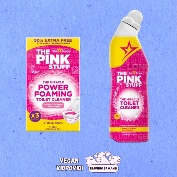 Засоби для миття унітазу The Pink Stuff Toilet Cleaner