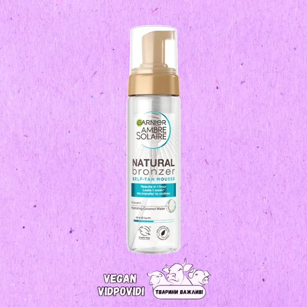 Мус-автозасмага Garnier Ambre Solaire Ideal Bronze