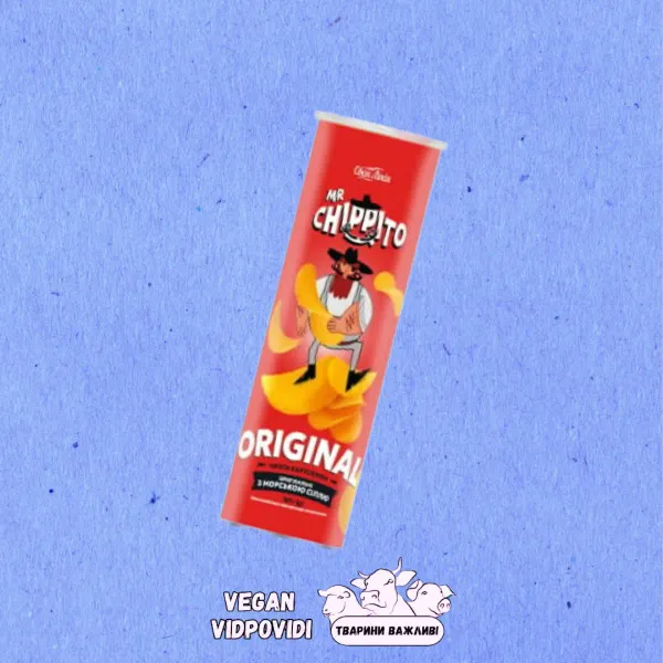 Чипси Своя Лінія MR CHIPPITO картопляні Оригінальні з морською сіллю